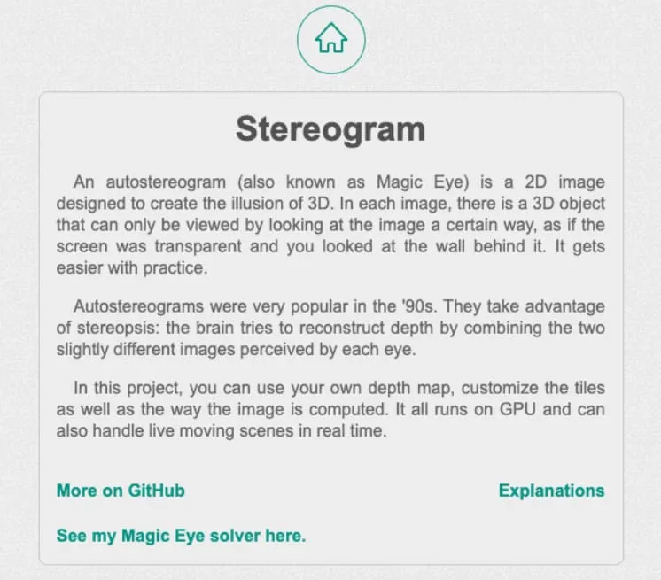 Stereogram Generator